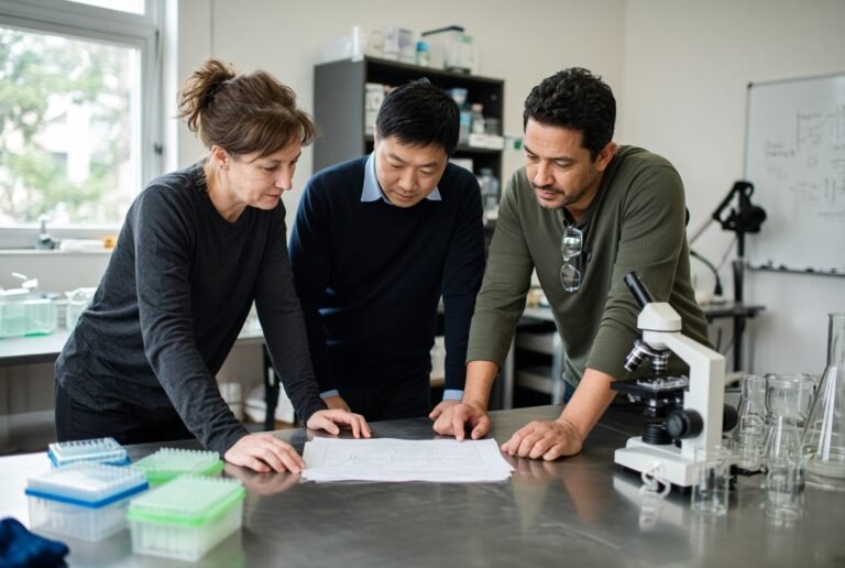 A hands-on workshop or lab session in progress.
